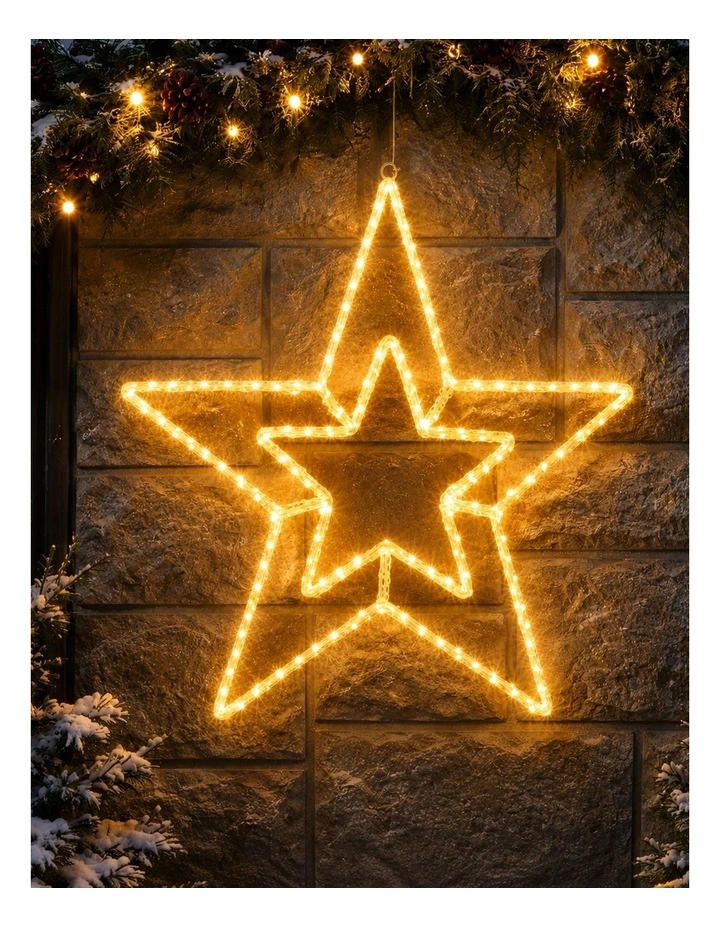 2D Acrylic Concentric Double Star image 2