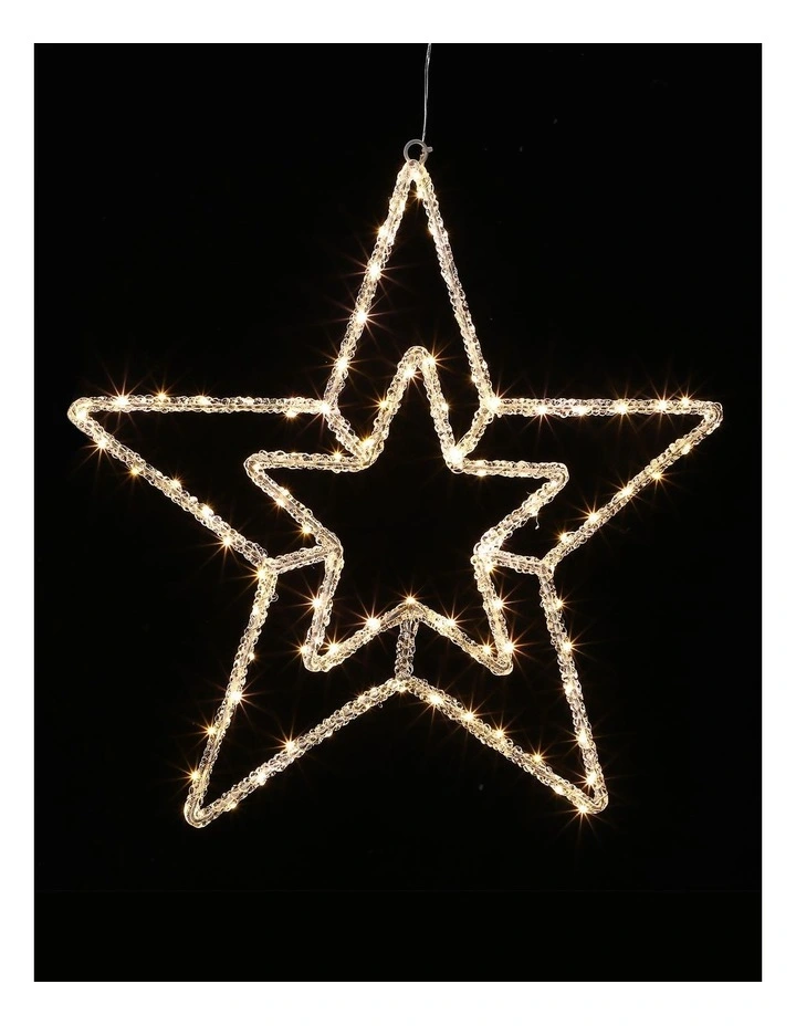2D Acrylic Concentric Double Star image 4