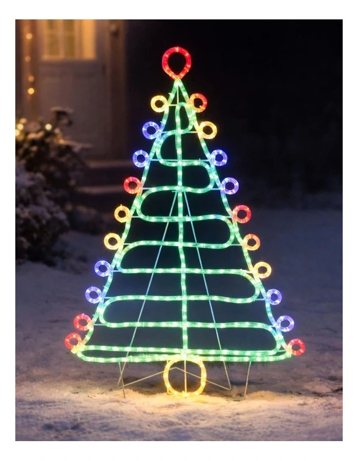 93cm Christmas Tree Rope Light Silhouette image 4