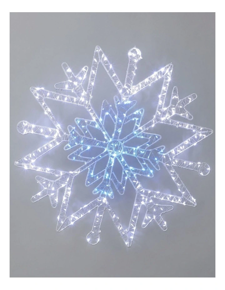 Outdoor Micr-LED Christmas Snowflake Silhouette image 1