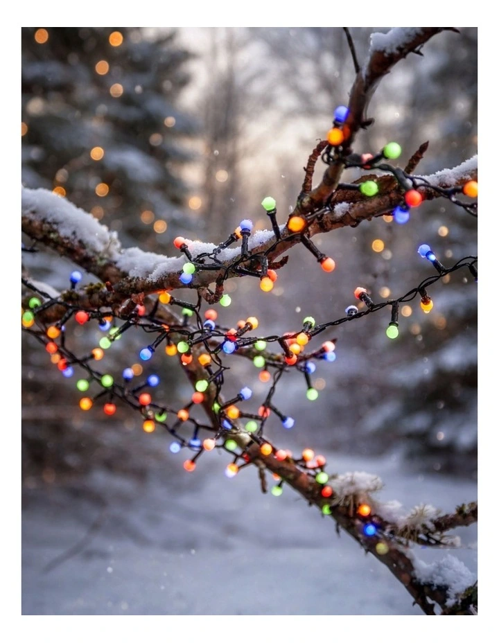 280LED Connectable Berry Compact String Light Multicolour image 2