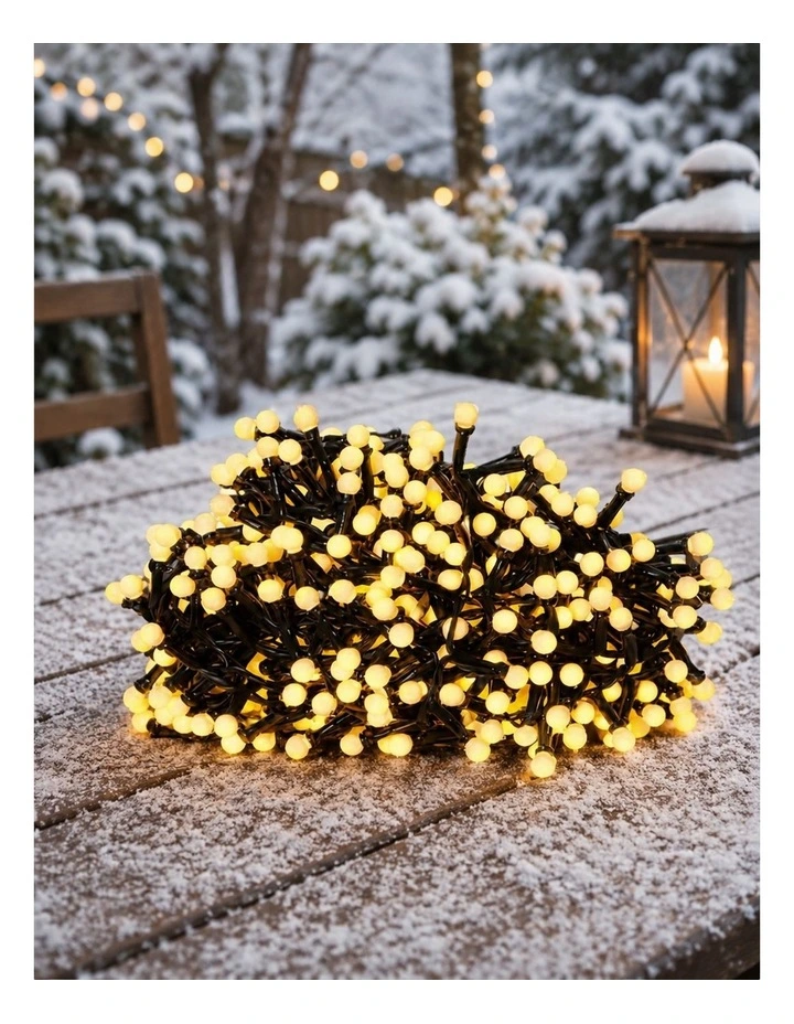 280LED Connectable Berry Compact String Light Warm White image 2