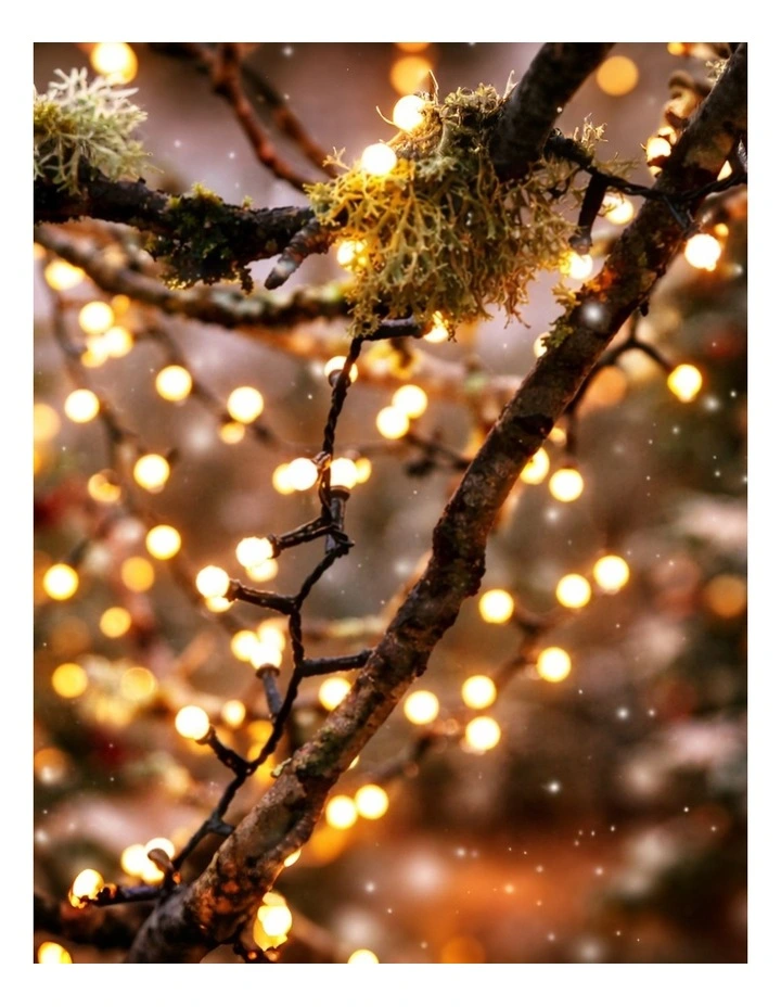 280LED Connectable Berry Compact String Light Warm White image 3