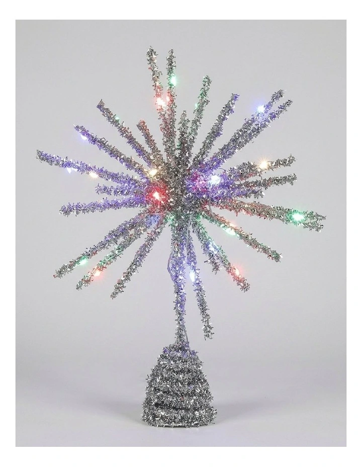 32cm Christmas Tree Top Silver image 1