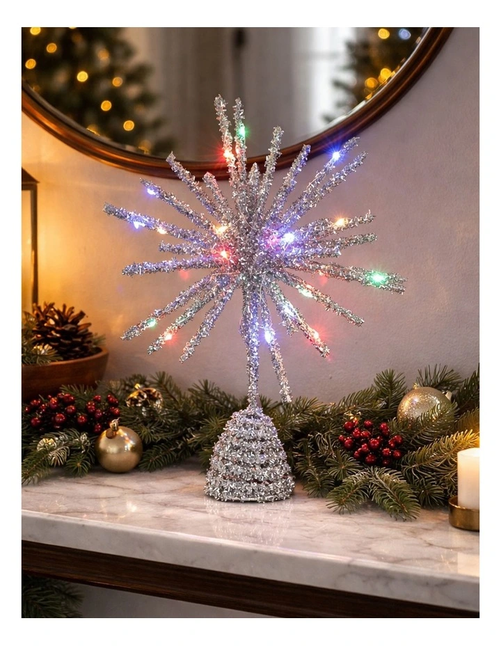 32cm Christmas Tree Top Silver image 2
