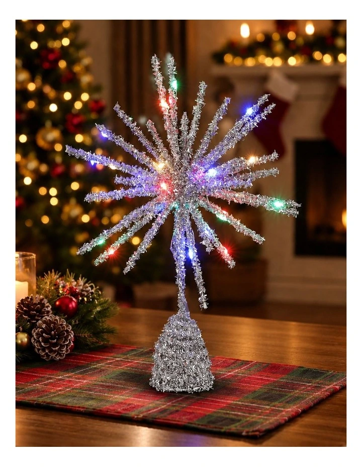 32cm Christmas Tree Top Silver image 3