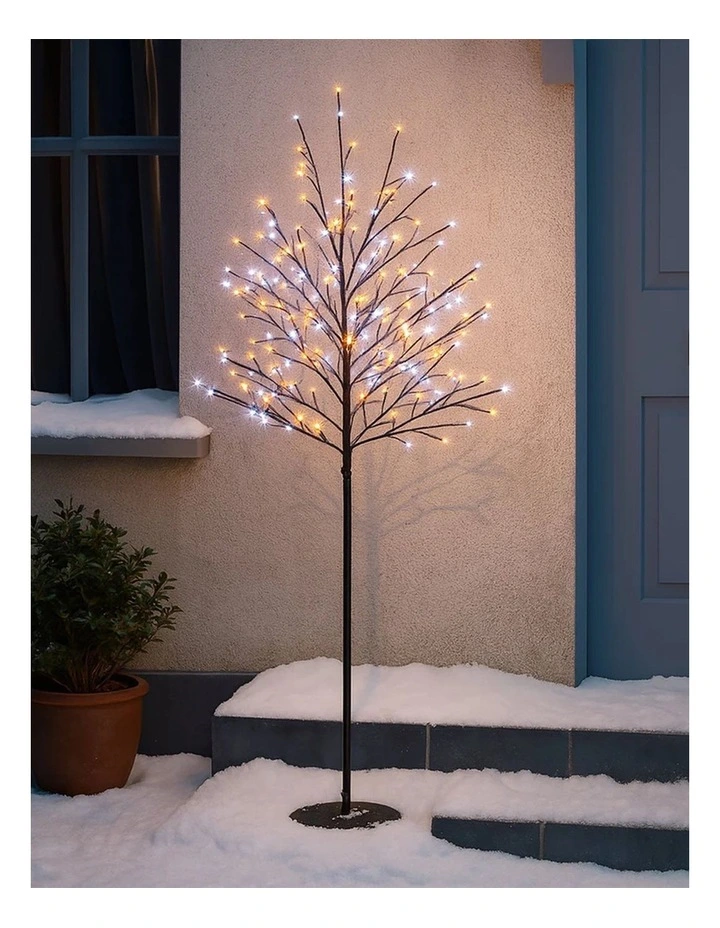 1.8M LED TREE  - Amber   White image 3