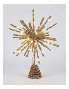 32cm Christmas Tree Top Gold