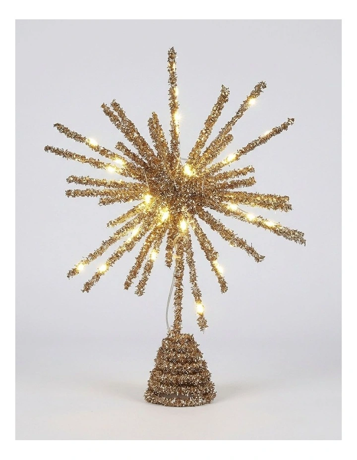 32cm Christmas Tree Top Gold image 1