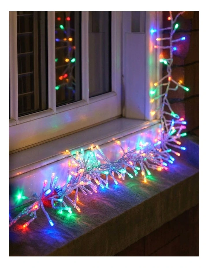 2000 LED Connectable Cluster String Light - Multicolour image 2