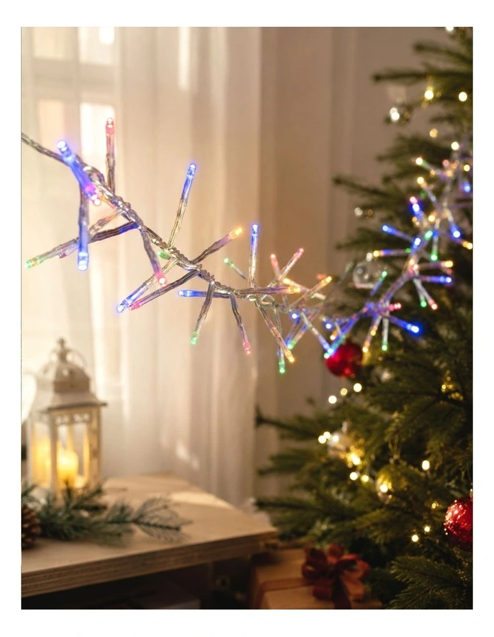 2000 LED Connectable Cluster String Light - Multicolour image 3