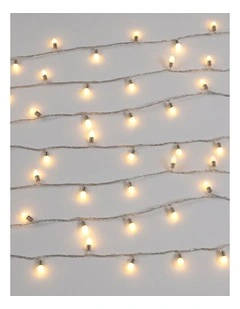 100LED Mini Pine Cone String Light Warm White