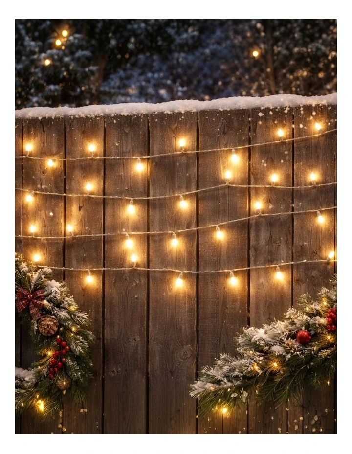 100LED Mini Pine Cone String Light Warm White image 3