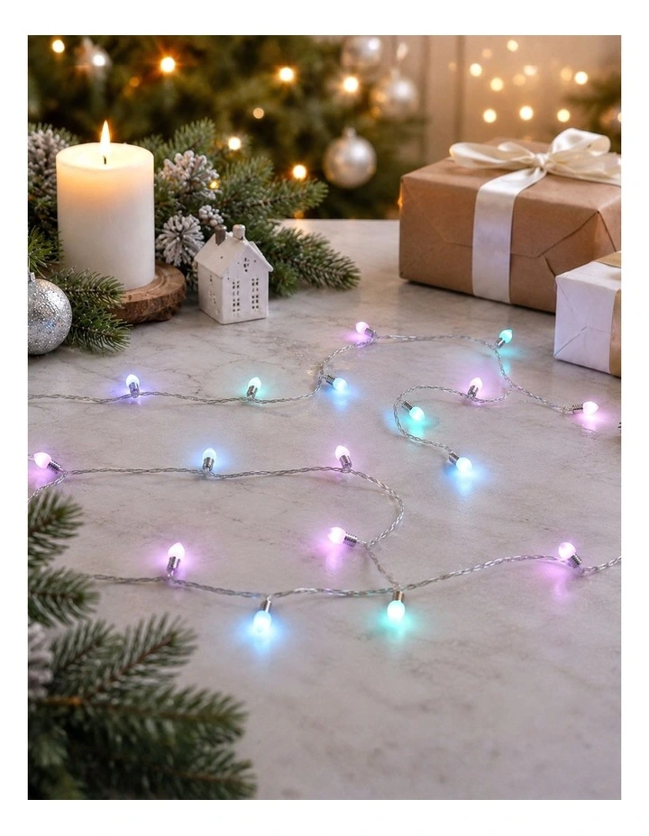 100LED Mini Pine Cone String Light Candy image 2