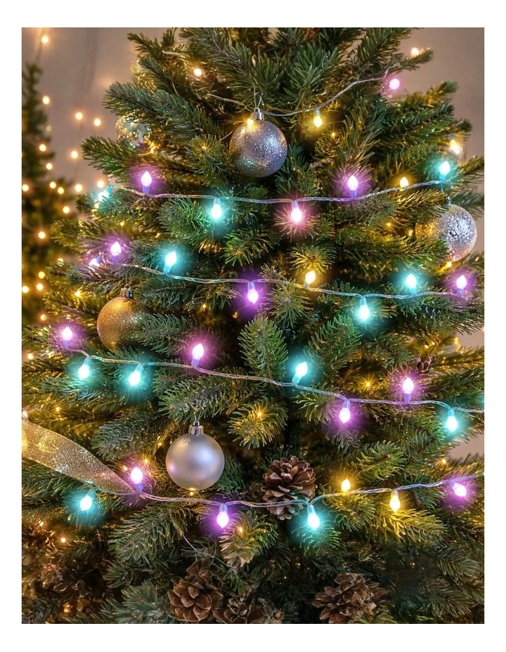 100LED Mini Pine Cone String Light Candy image 4