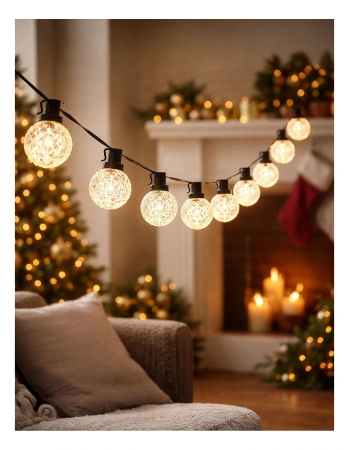 40LED Globe String Light Warm White image 2