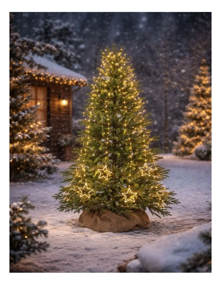 2.1M Micro Dewdrop Branch Light With Star image 2