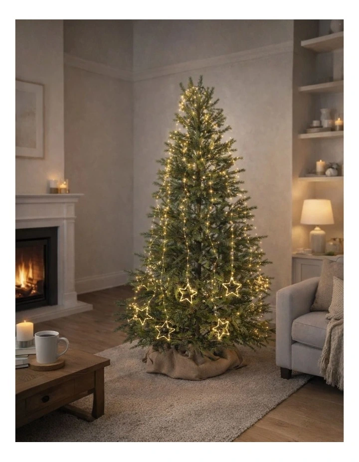 2.1M Micro Dewdrop Branch Light With Star image 3