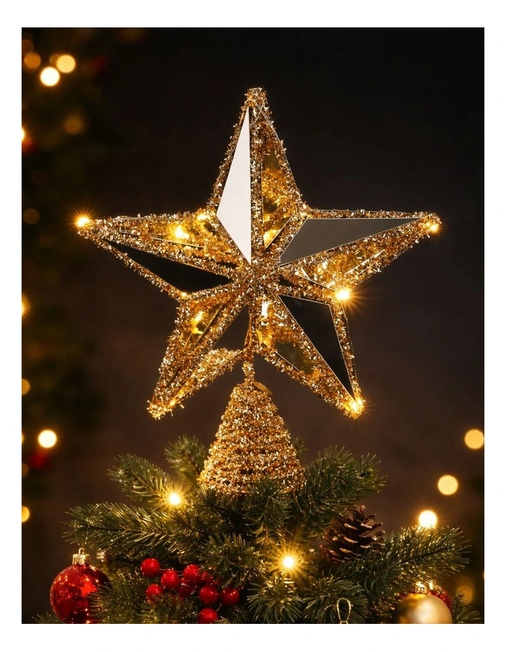 25cm Christmas Star Tree Top image 2