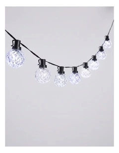 40LED Globe String Light White