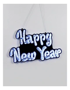 41X25CM Hanging Infinity Happy New Year