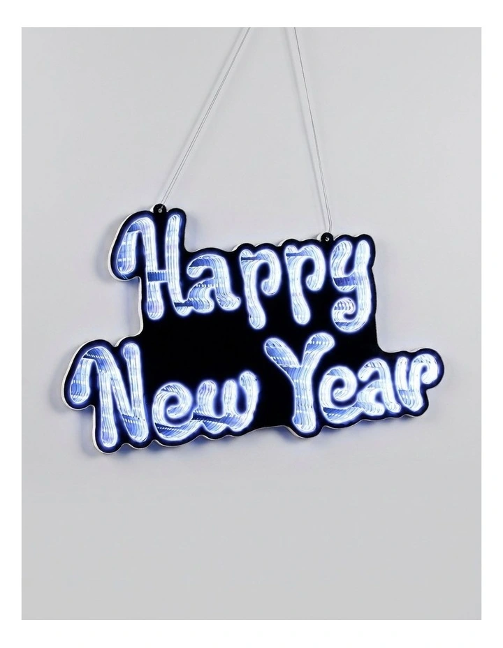41X25CM Hanging Infinity Happy New Year image 1
