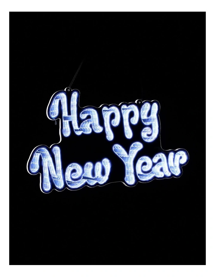 41X25CM Hanging Infinity Happy New Year image 5