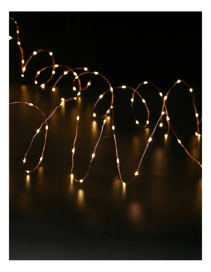 400 Micro LED light Warm White Copper Wire image 3