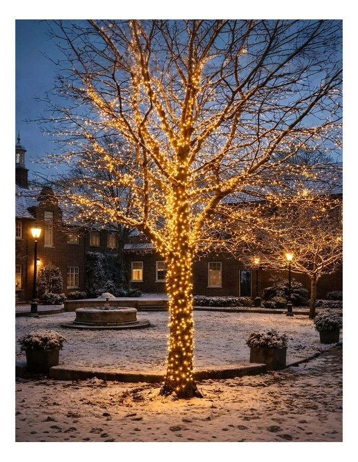 2000LED Firefly Compact String Light Warm White image 3
