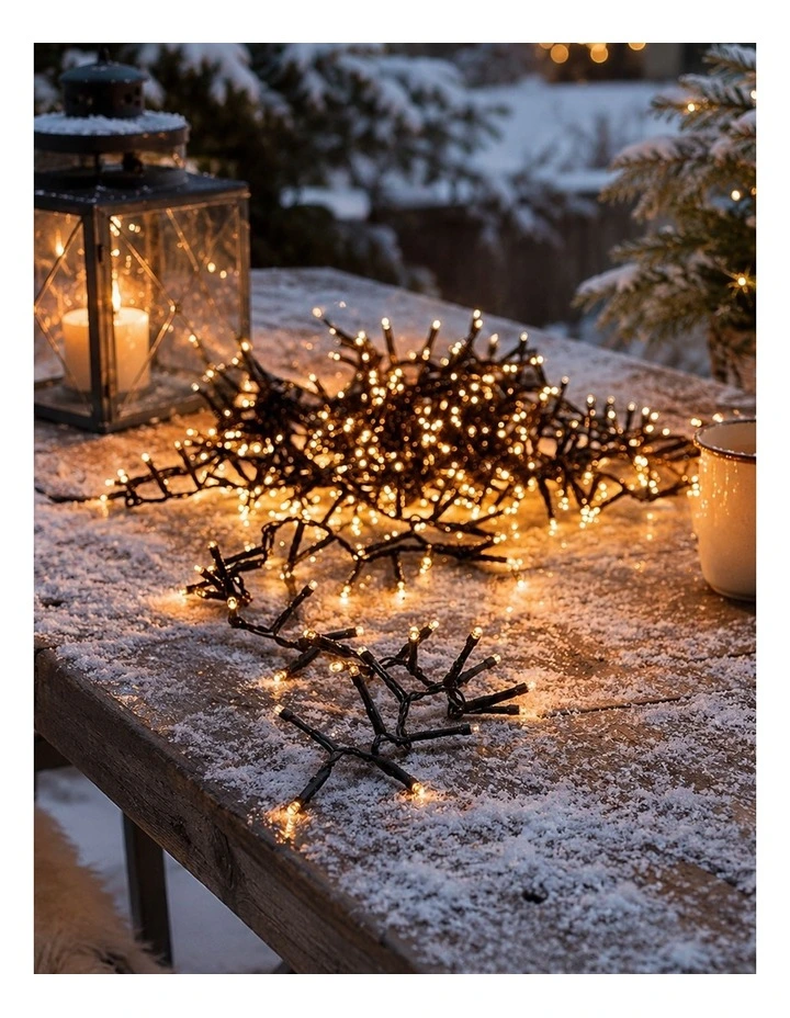 2000LED Firefly Compact String Light Warm White image 4
