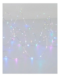 400 Micro LED light Candy Colour   Silver Wire
