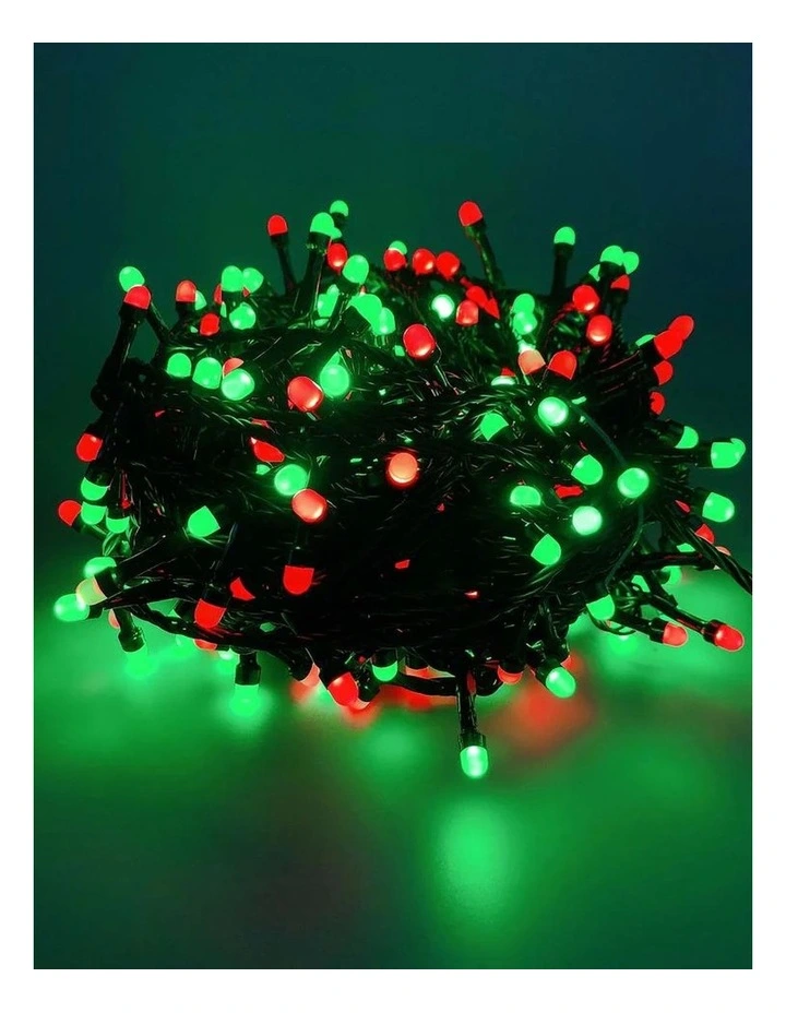 320 Frosted LED Connectable String Light - Red & Green image 2