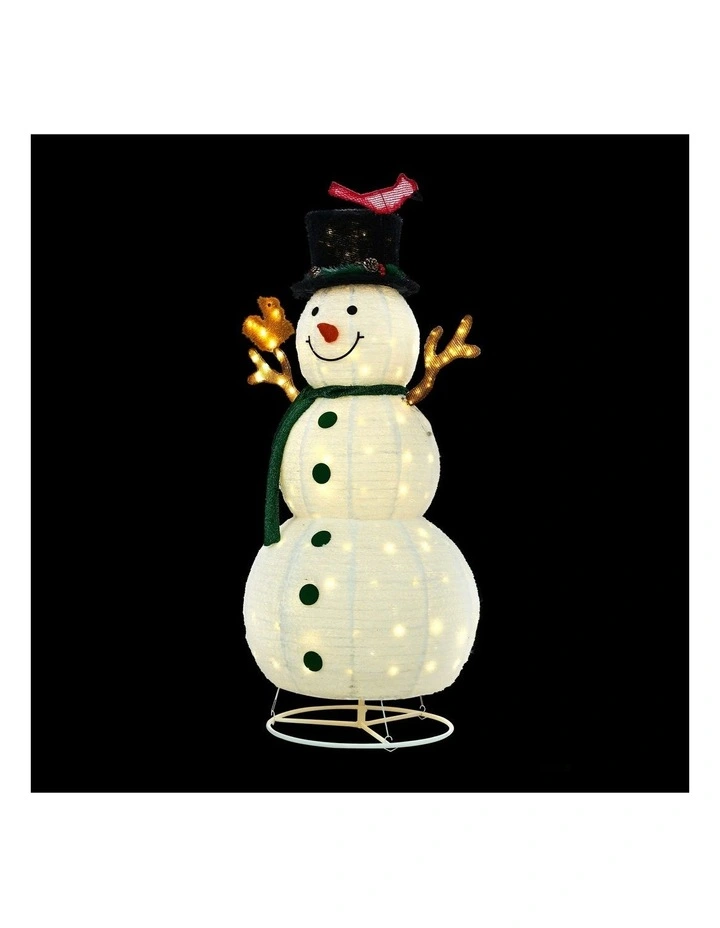 Tinseltown 3D Christmas LED Lights 1.63M Snowman Xmas Outdoor Decor Metal Frame image 2