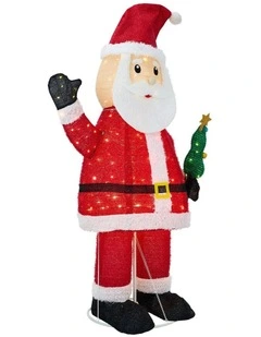 Tinseltown 3D LED Christmas Light 180cm Santa Claus Xmas Decor Indoor Outdoor