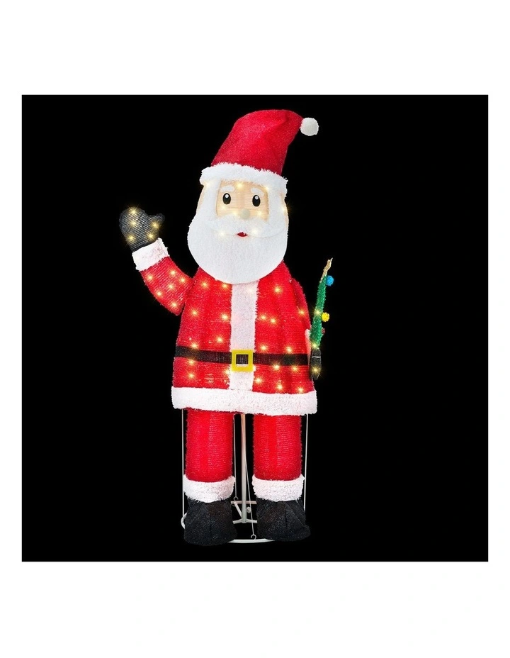 Tinseltown 3D LED Christmas Light 180cm Santa Claus Xmas Decor Indoor Outdoor image 2