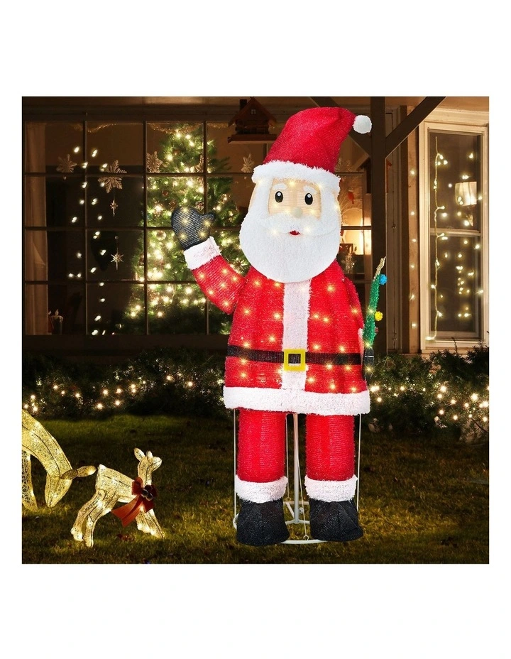 Tinseltown 3D LED Christmas Light 180cm Santa Claus Xmas Decor Indoor Outdoor image 4