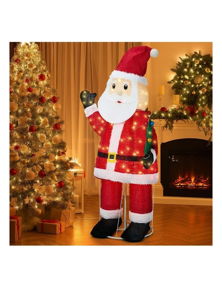 Tinseltown 3D LED Christmas Light 180cm Santa Claus Xmas Decor Indoor Outdoor image 5