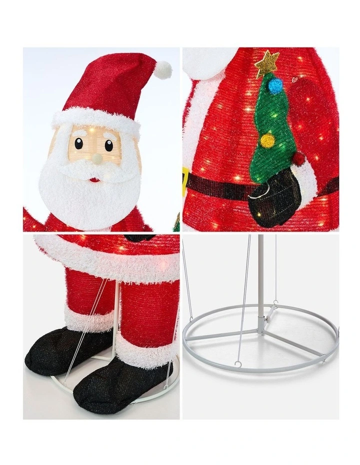 Tinseltown 3D LED Christmas Light 180cm Santa Claus Xmas Decor Indoor Outdoor image 7