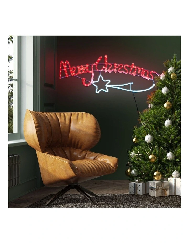 Tinseltown Christmas Light LED Motif Rope Lights 109cm Outdoor Xmas Decor image 4