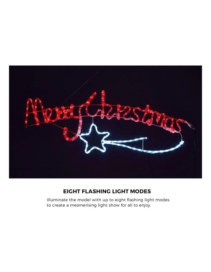 Tinseltown Christmas Light LED Motif Rope Lights 109cm Outdoor Xmas Decor image 5