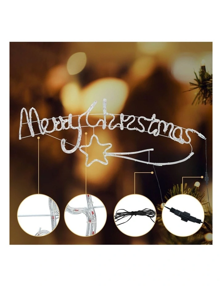Tinseltown Christmas Light LED Motif Rope Lights 109cm Outdoor Xmas Decor image 6