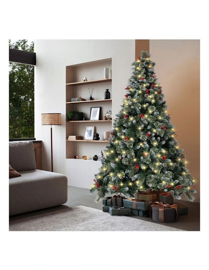 Tinseltown LED Christmas Tree 7FT 2.1M Xmas Trees Decor with Ornaments 1400 Tips image 5