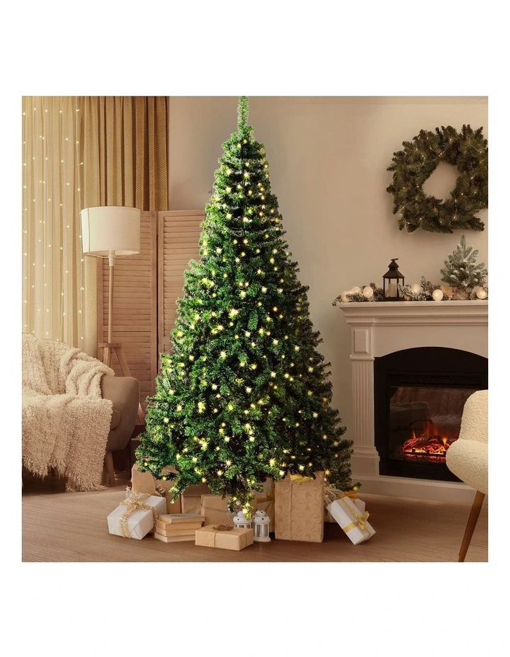 Tinseltown LED Christmas Tree 2.7M 9FT Xmas Trees Decorations Green 1600 Tips image 4