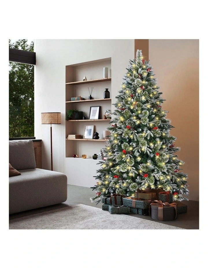 Tinseltown LED Christmas Tree 2.1M 7FT Xmas Trees Decor with Ornaments 1210 Tips image 5