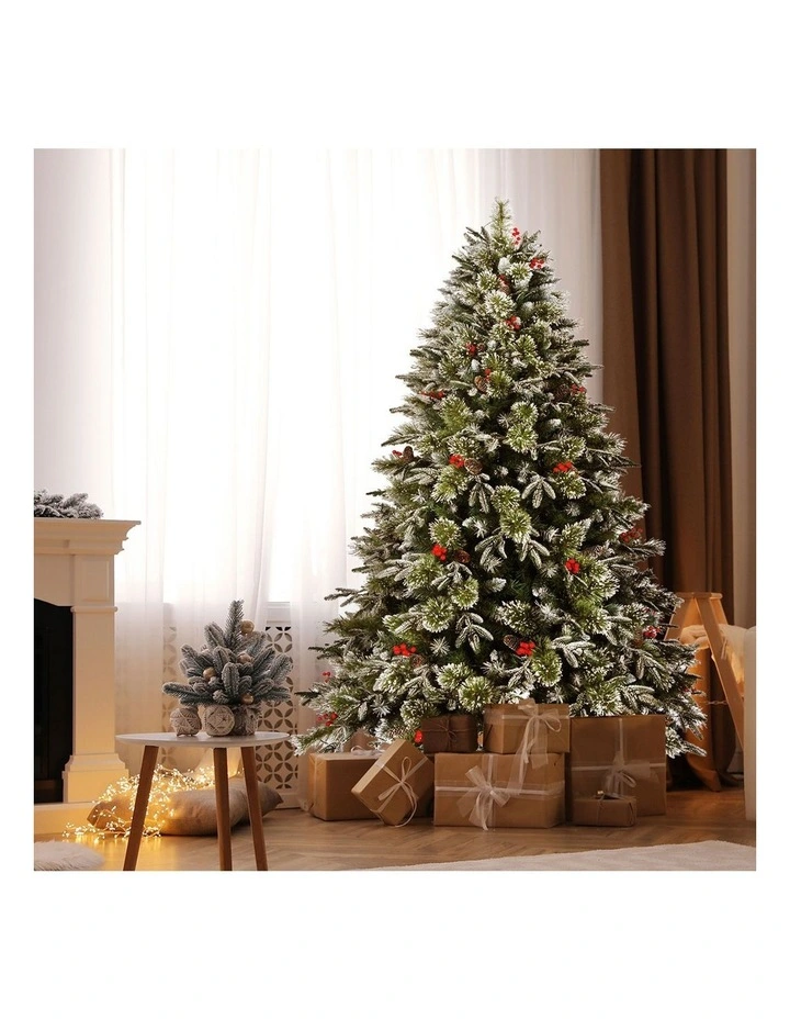 Tinseltown LED Christmas Tree 2.1M 7FT Xmas Trees Decor with Ornaments 1210 Tips image 7