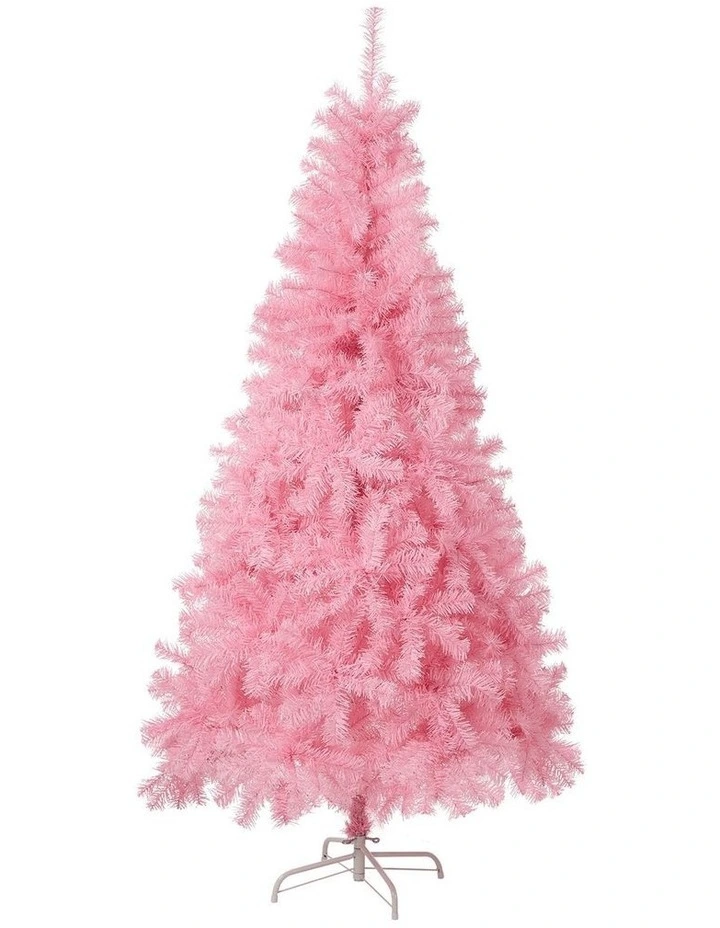 Tinseltown Pink Christmas Tree 6FT 1.8M Artificial Home Garden Party Decoration image 1