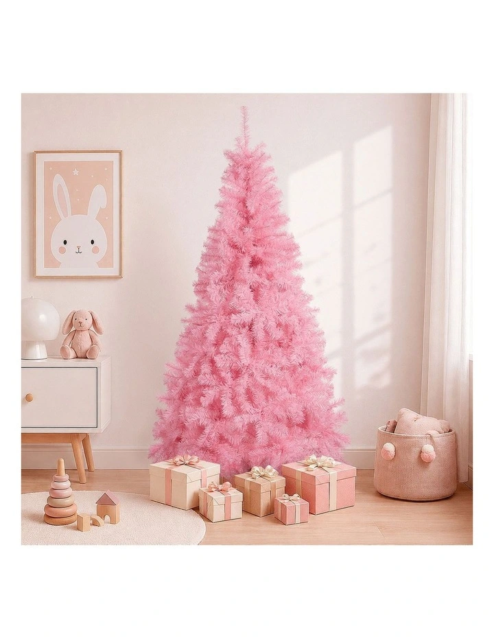 Tinseltown Pink Christmas Tree 6FT 1.8M Artificial Home Garden Party Decoration image 4