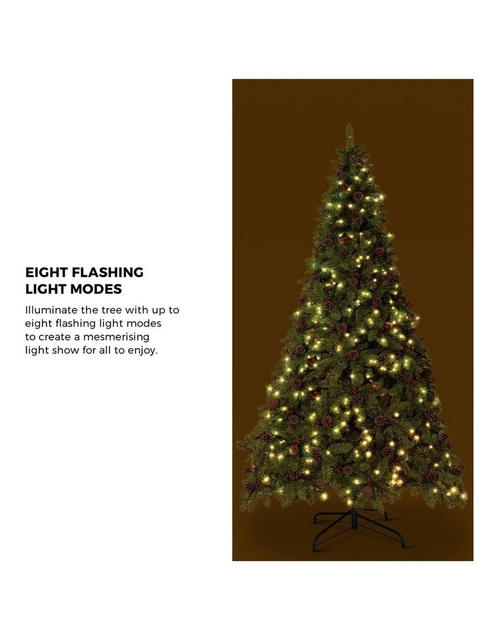 Tinseltown LED Christmas Tree 2.4M 8FT Xmas Trees Decor Green with Ornaments image 6