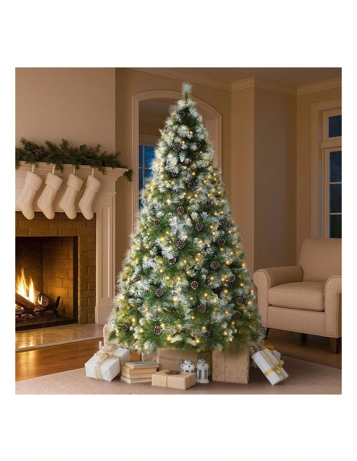 Tinseltown LED Christmas Tree 2.1M 7FT Pre-lit Light 8 Flash Modes Decor image 4