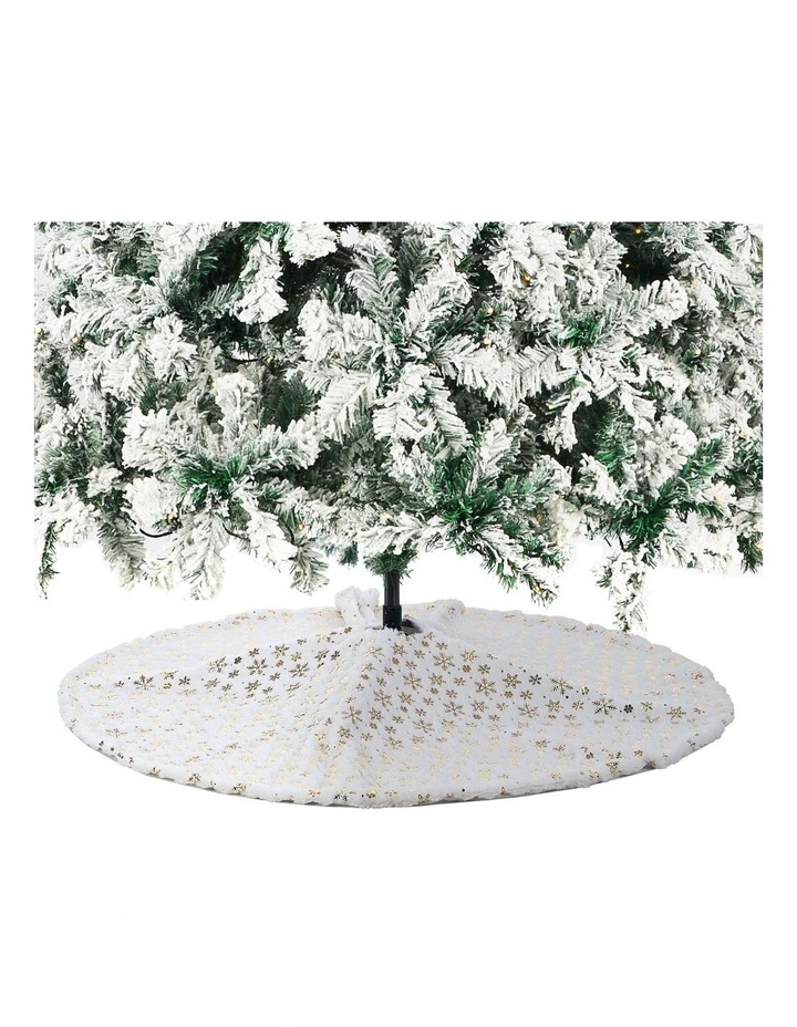 Tinseltown LED Christmas Tree 2.1M 7FT with Tree Skirt Light Snow-sprayed Green image 7